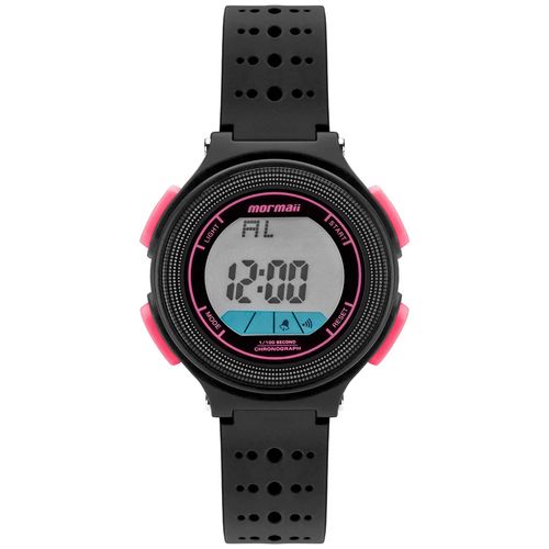 Relogio Feminino Mormaii Digital MO0974B8T - PRETO-MO0974B8T-
